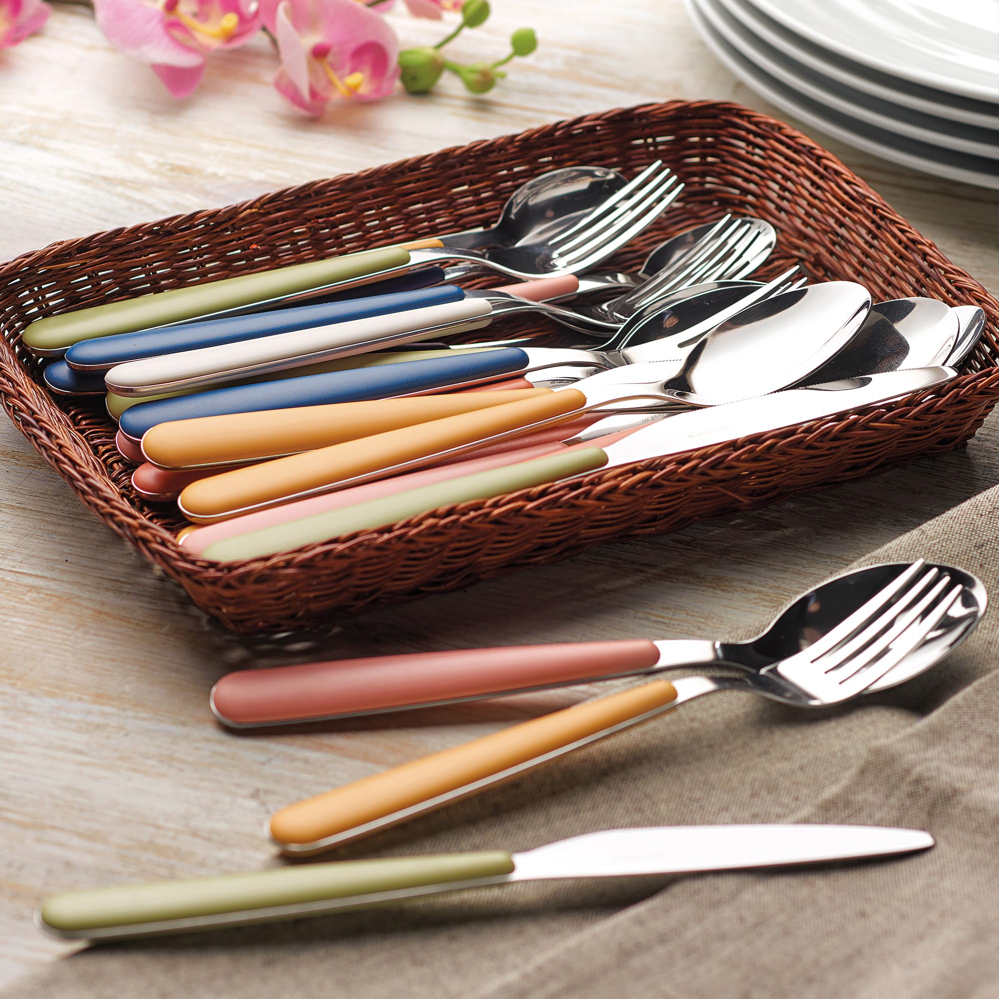 Guzzini - POP Set of 24 Cutlery - Navy Blue - 127500210, R.blue - Image 2