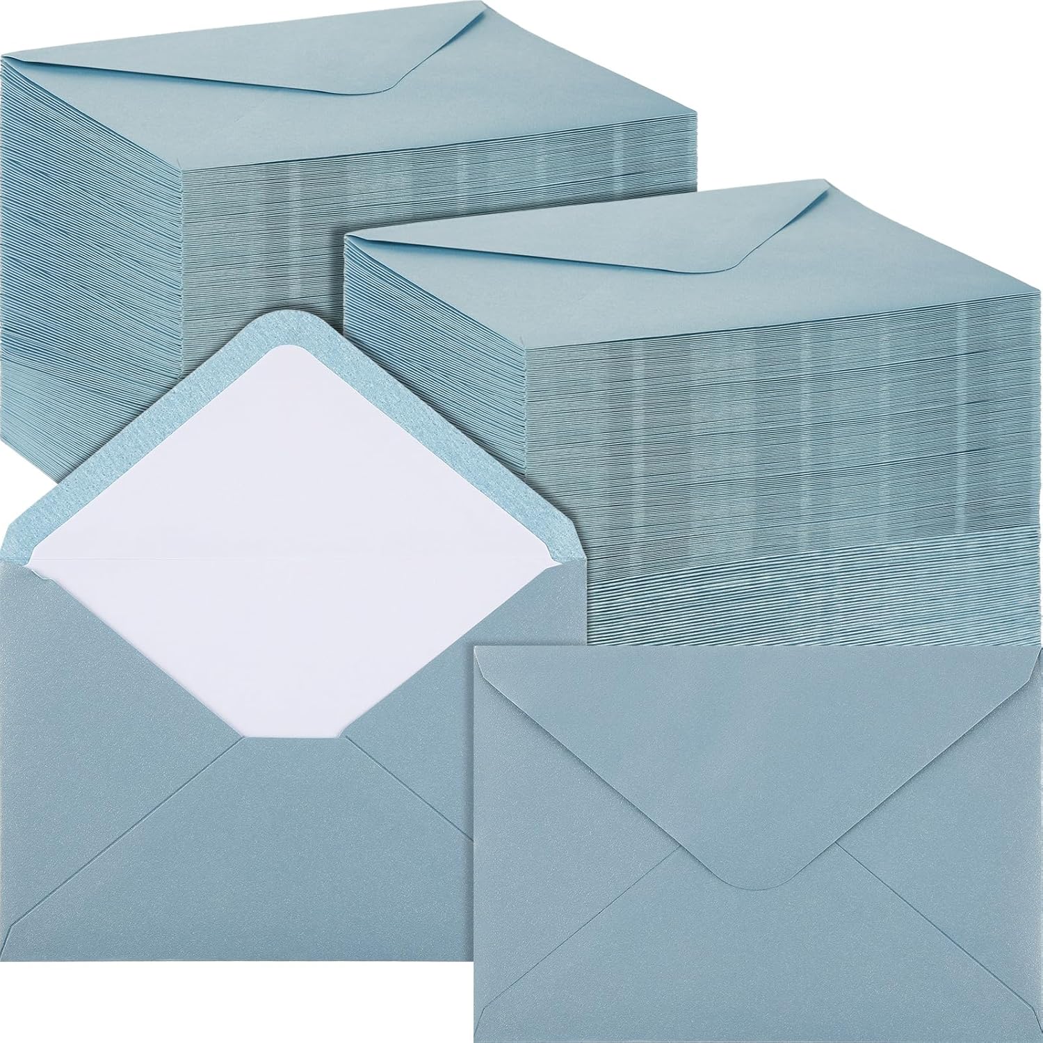 Glenmal 100 Pcs A7 Envelopes Bulk 5.24 x 7.5 Inches Dusty