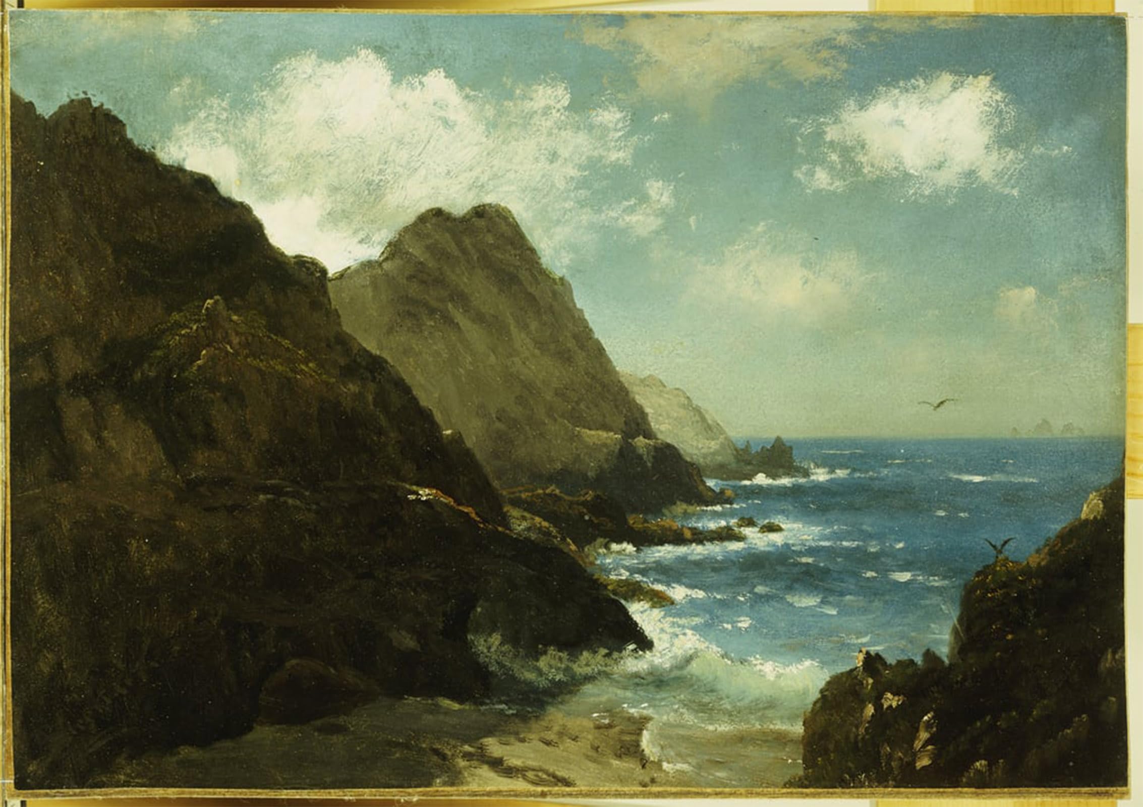 Serendipitp No Frame Vintage Wall Art Canvas Nordic Poster Canvas Print Picture Farallon Islands By Albert Bierstadt Wall Art Poster For Home Decor 60X90cm