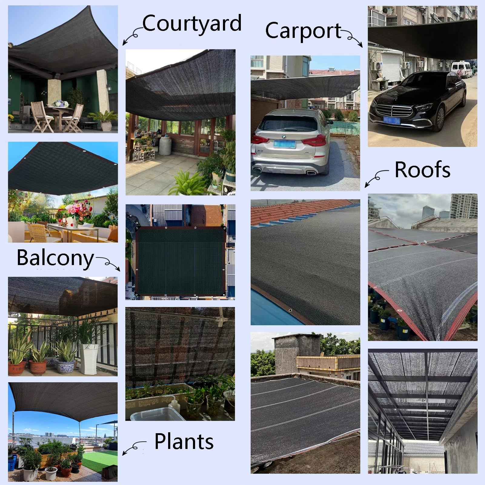 Tenda parasole rossa Sol Negra con occhielli, per la privacy, per patio, tenda quadrata e campeggio, 2 x 2 m
