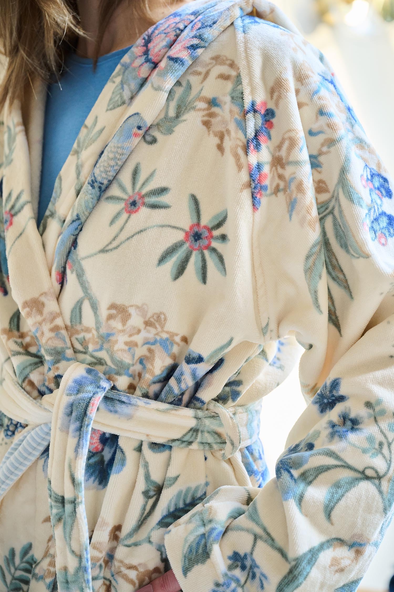PiP Studio Secret Garden Accappatoio – WhiteBlue – XS –