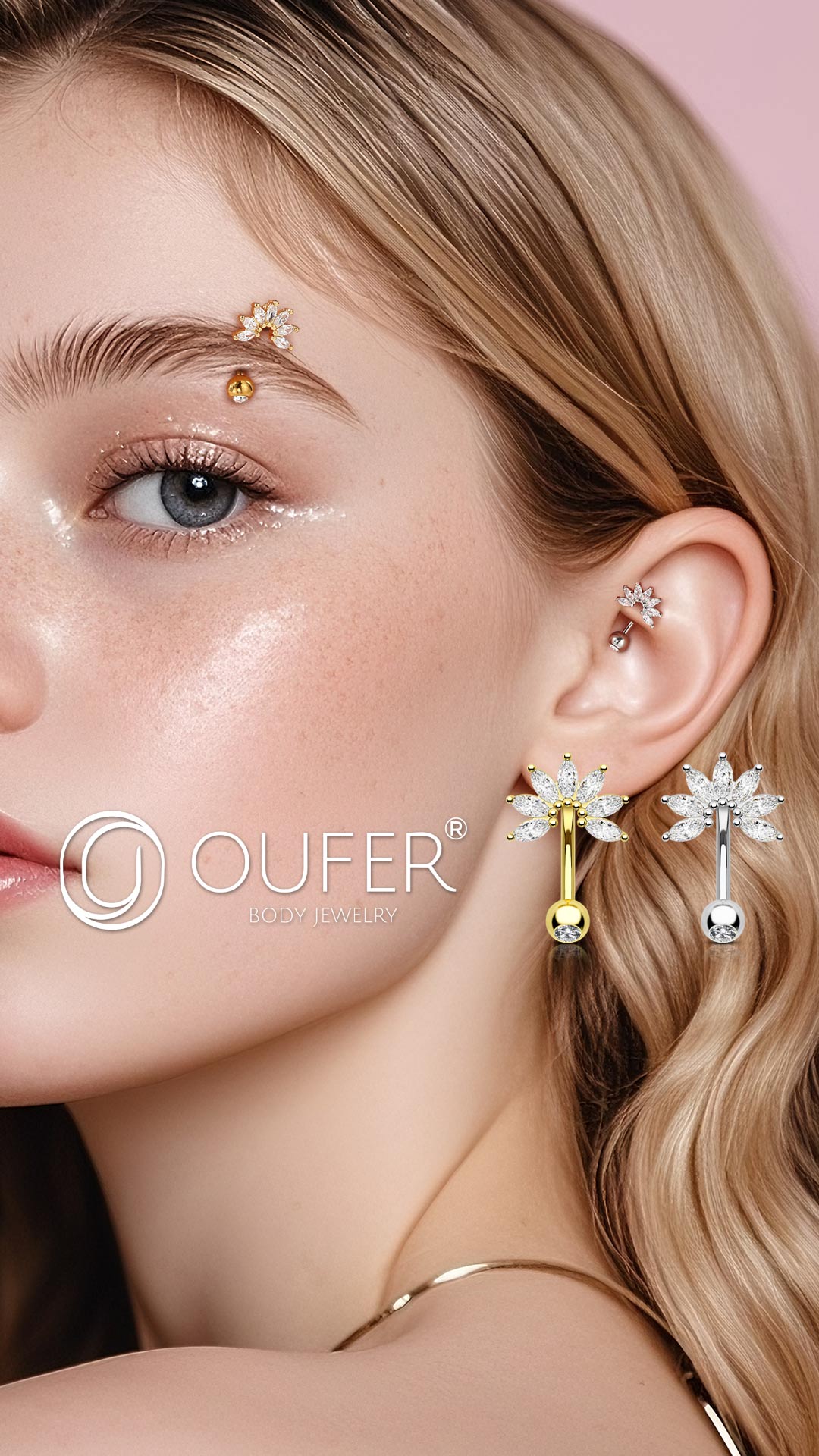 1/5 Pz 16Gauge Cute Star Barbell Piercing Orecchio Cartilagine Helix In Acciaio Inox Stud Tragus Cartilagine Orecchini Ve Backs Gioielli - Foto 4