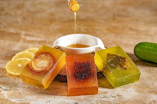 Miniatura 7 de SABUN CO. Jabón de miel - Miel y cera de abejas 100% hecho a mano, jabón en barra natural hidratante - Barra de cara, cuerpo y cabello 4.23 oz - 120