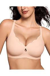Wireless Bras for Women Wave Push Up No Underwire Bra Seamless Full Coverage Support Bralettes Lift Everyday Bras