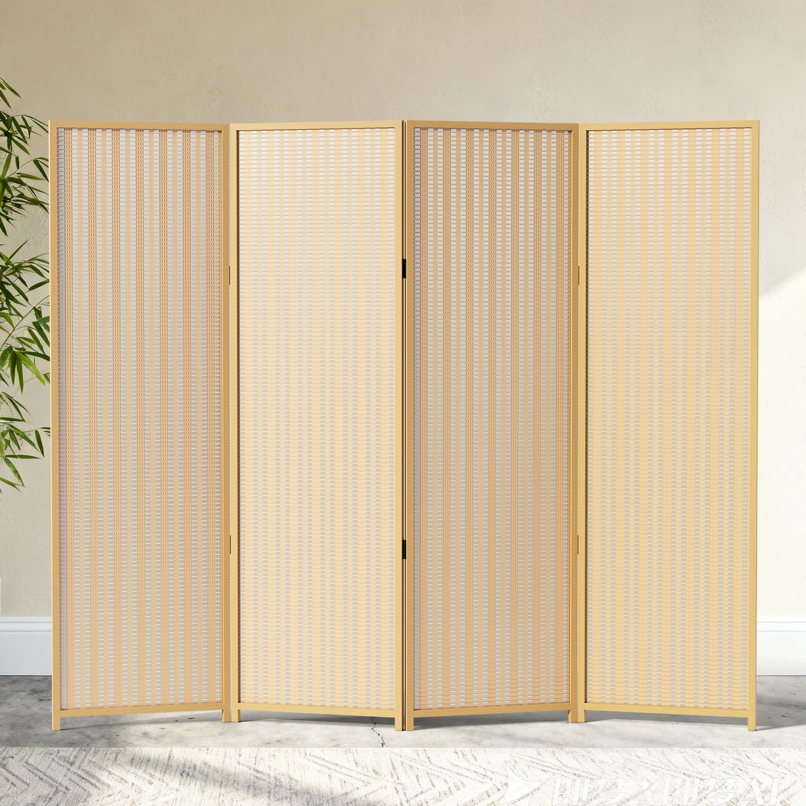 Photo 1 of **SIMILAR ITEM*** COCOSICA 3 Panel Bamboo Room Divider, Folding Privacy Screen, Natural