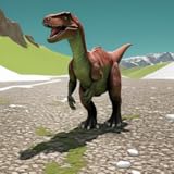 Running Dinosaur
