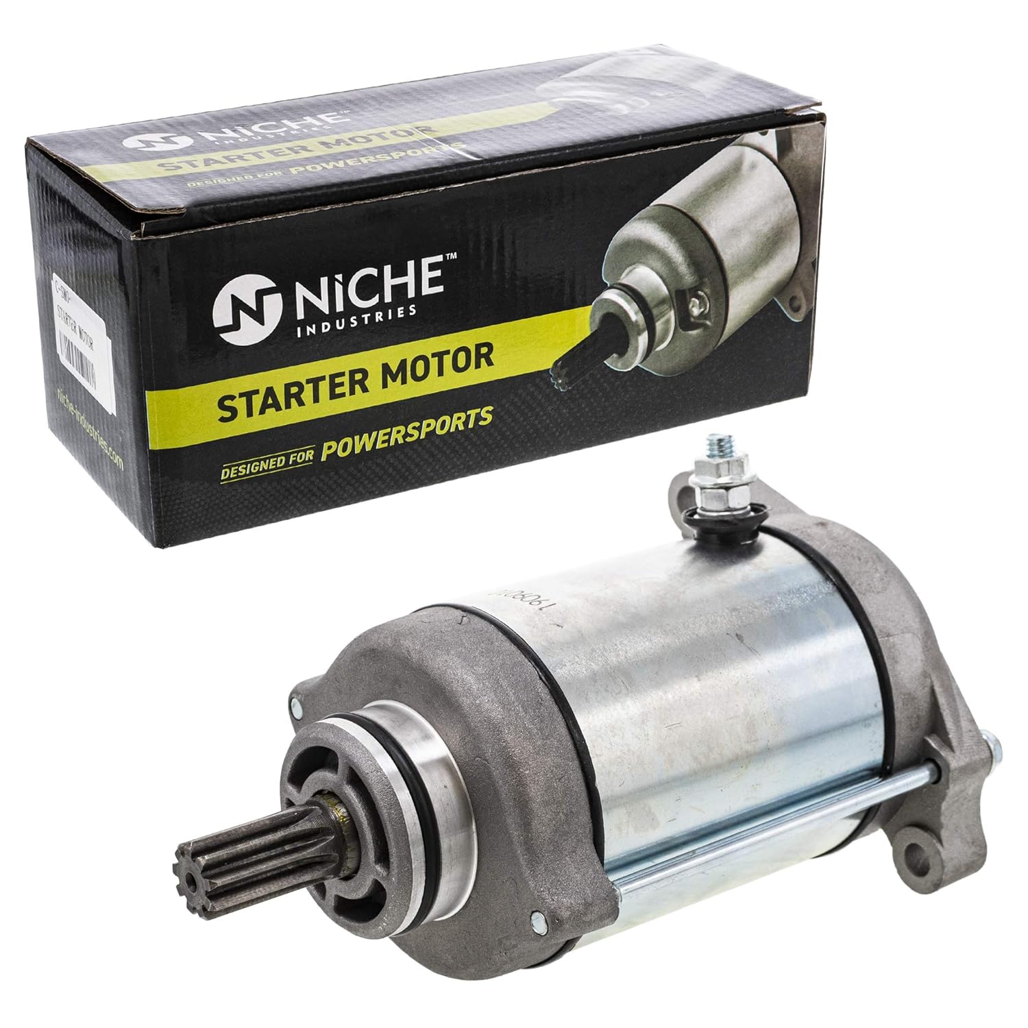 NICHE Starter Motor Assembly 31100-44D10 High Torque for Arctic Cat 400 Prowler XT 650 Suzuki Quad Runner Vinson 500