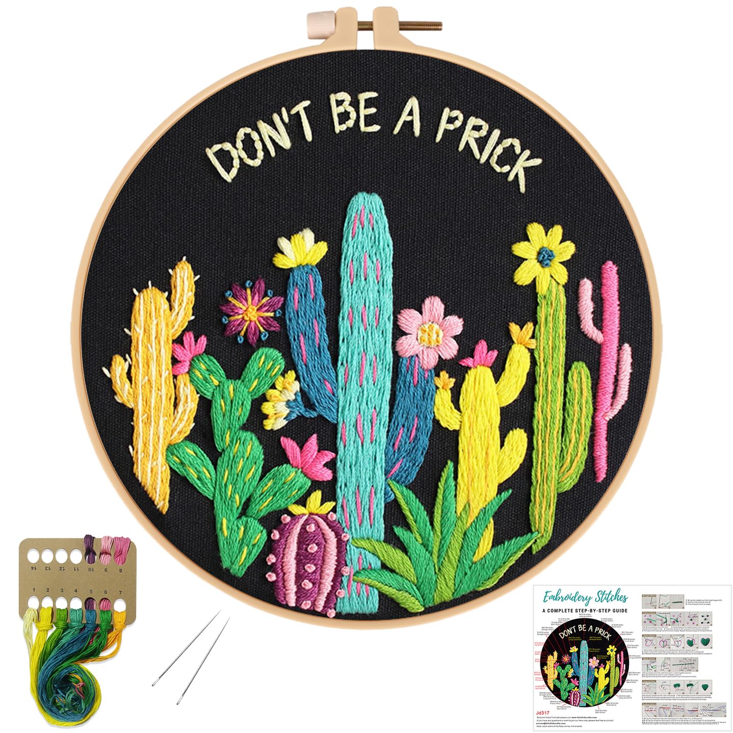 Daisy Embroidery Kit for Beginners - Easy Floral Craft -13 Daisy Embroidery Kit for Beginners - Easy Floral Craft -13
