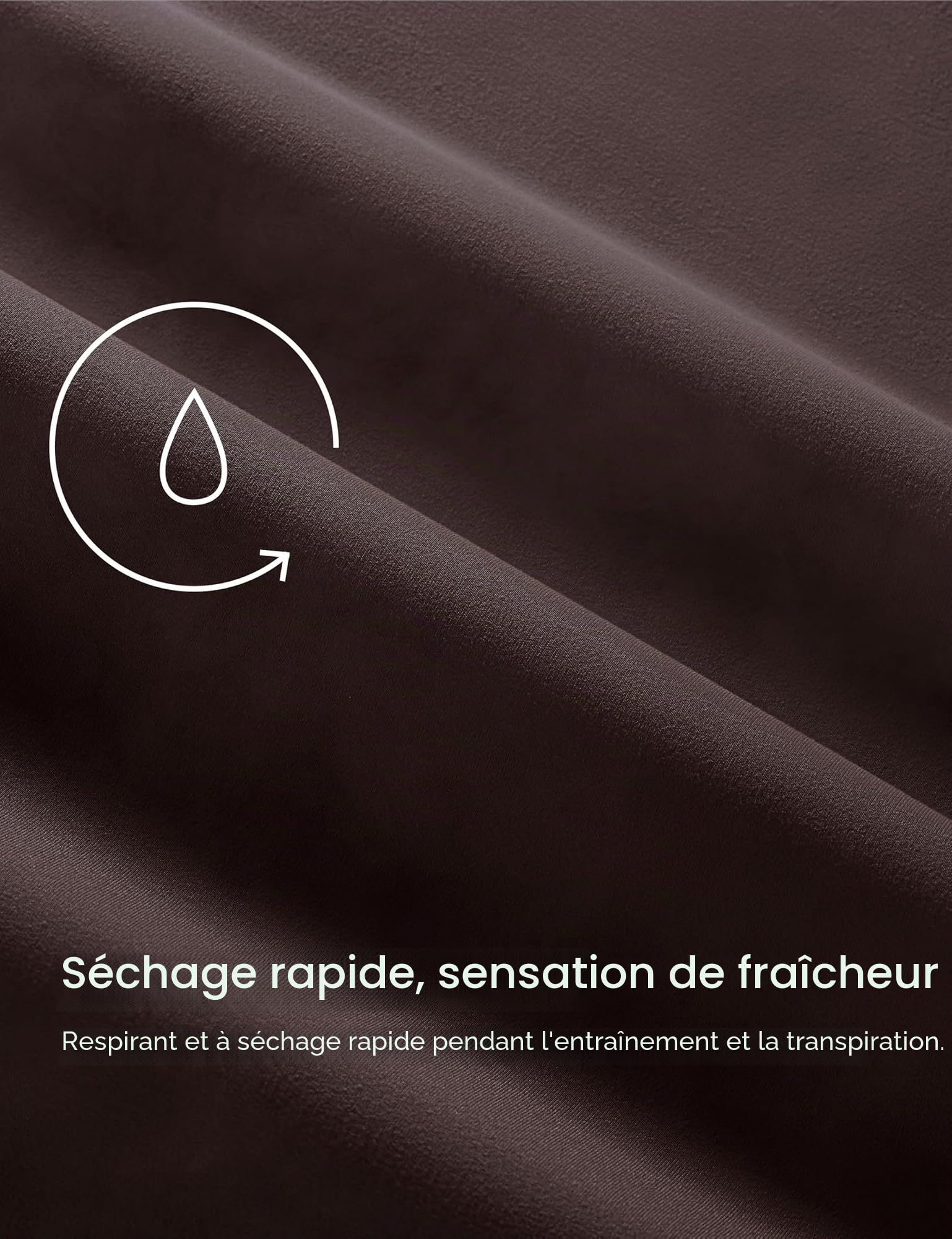 CRZ YOGA Butterbreeze Soutien-Gorge Dos Croisé | Maintien Modéré, Coussinets Amovibles, Séchage Rapide, Col en V, Découpe, Bretelles Larges Réglables, pour Femmes