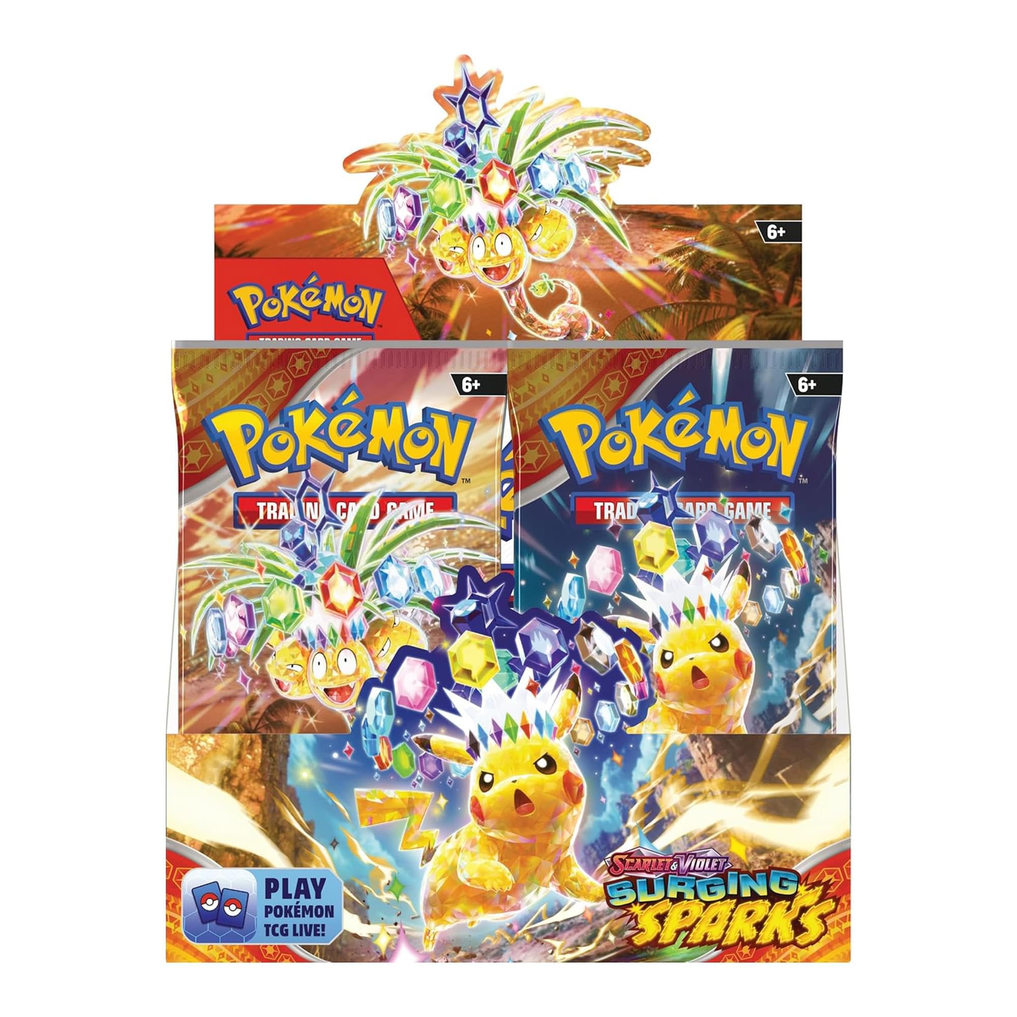 ポケカ　サージングスパークス ブースターバンドル Surging Sparks Amazon.co.jp: ポケモンTCG:スカーレット&バイオレット―サージング