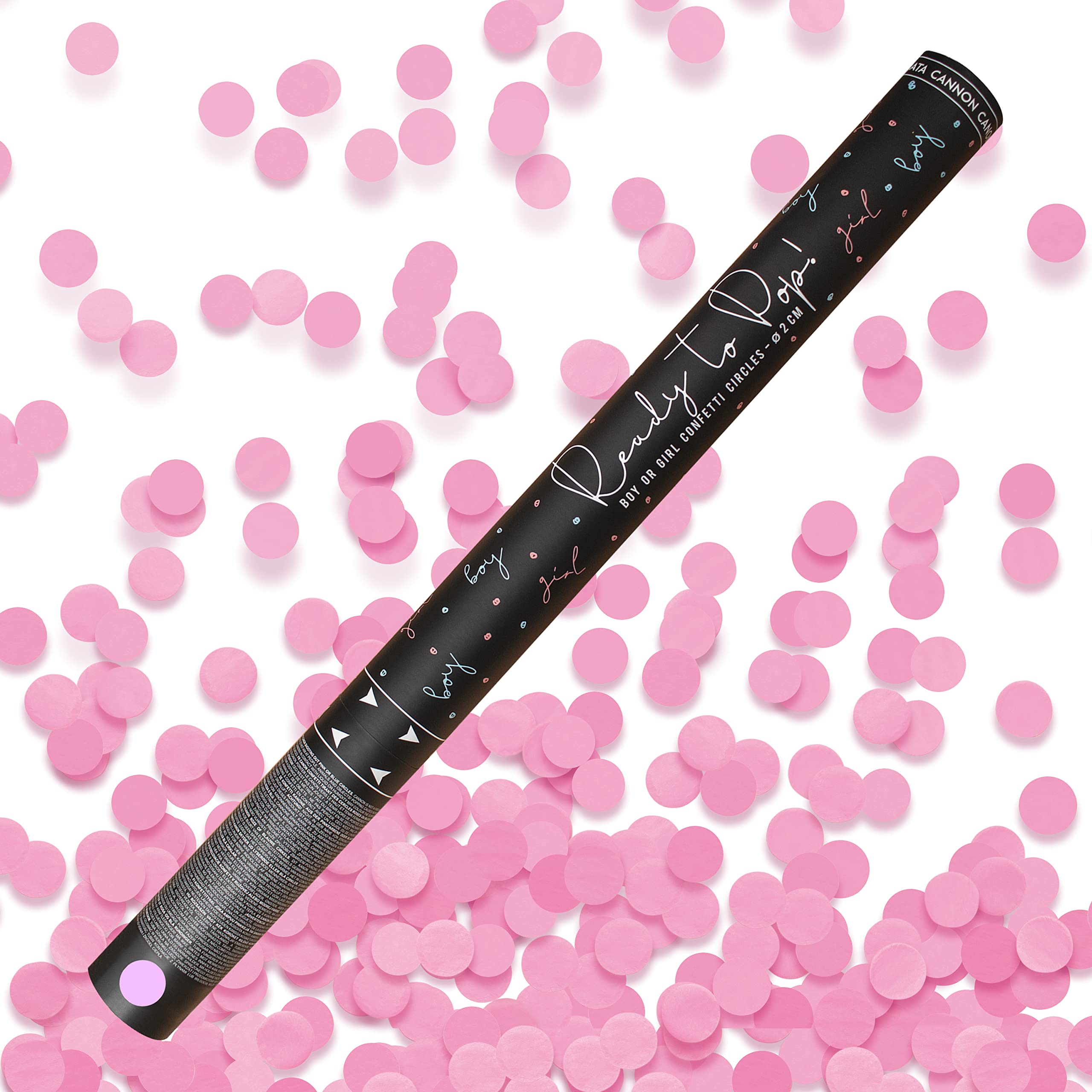 Lot De 2 Confettis Ronds Pour Révélation Du Sexe De Bébé, Roses Et Bleus, Pour Fête Prénatale, Révélation Du Sexe, Décorations De Fête, 10 Mm Au Total, 160 G