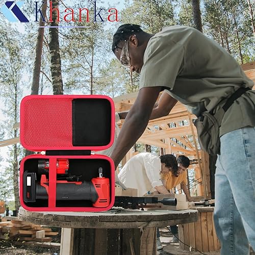 Miniatura 8 de khanka Estuche de almacenamiento duro de repuesto para amoladora de ángulo recto Milwaukee 2485-20 M12 FUEL de combustible, solo funda