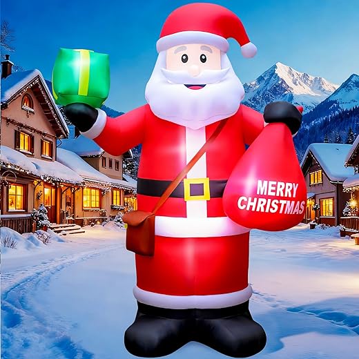 Giant Inflatable Santa Christmas Outdoor Decorations