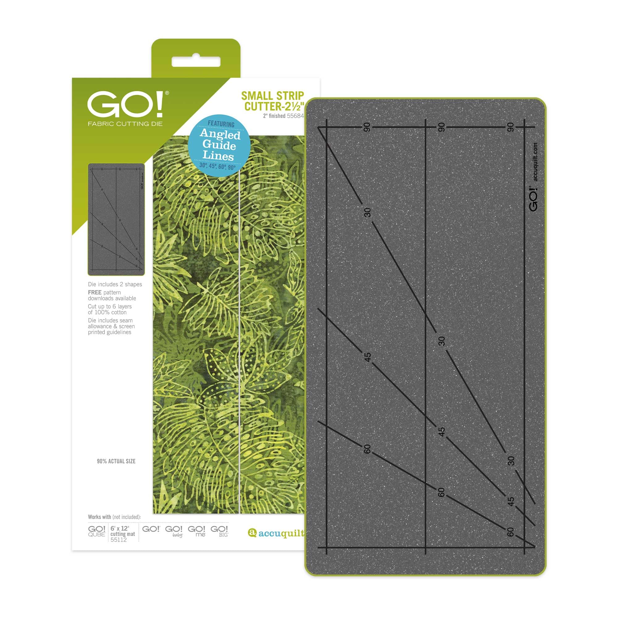 Accuquilt GO! Me Small Strip on the Accuquilt GO! Starter Pack