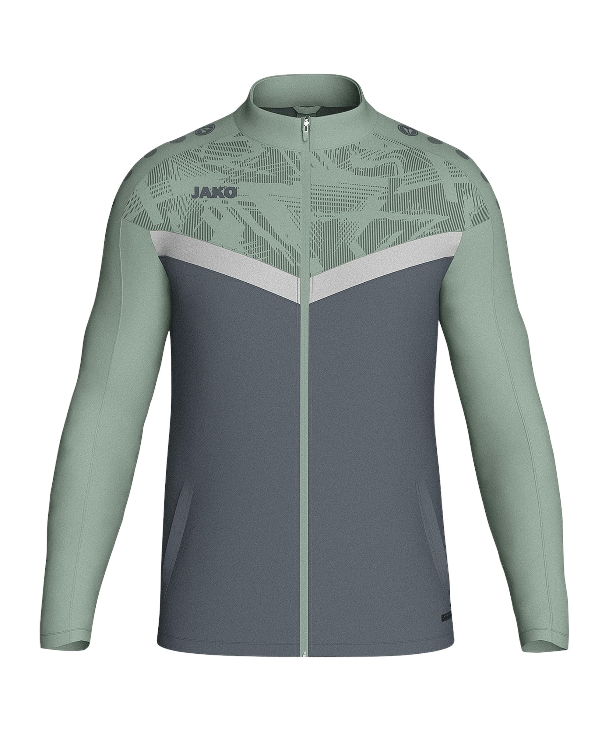 JAKO - Prestaties Polyester Jack, Uniseks-Kind, Marine/Rood, 128