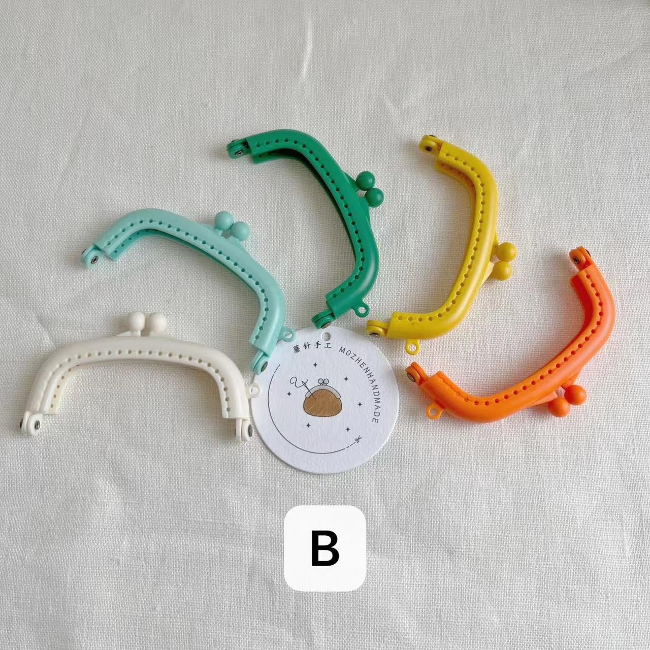 Amazon | MOZHEN HANDMADE 差し込み式 プラスチック がま口 口金 5本