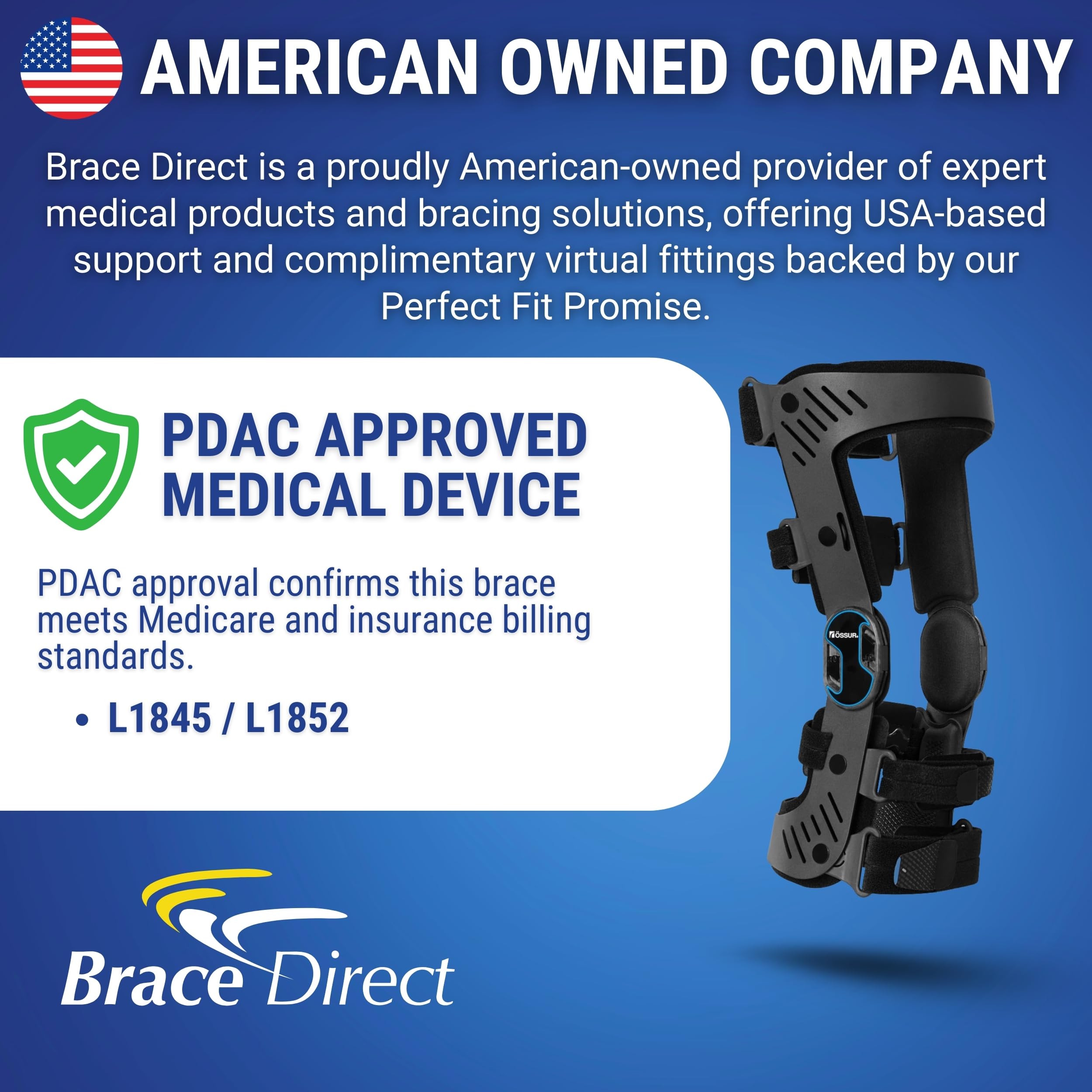 Brace Direct - Zapatilla para caminar médica ajustable, para después de la cirugía o la operación, para hombres o mujeres, Para Hombre L