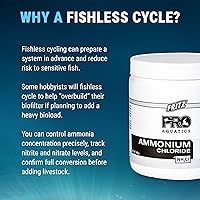 Vista 6 de Fritz Pro Aquatics Cloruro de Amonio - Fuente de amoníaco para ciclismo sin peces (17.64 oz)
