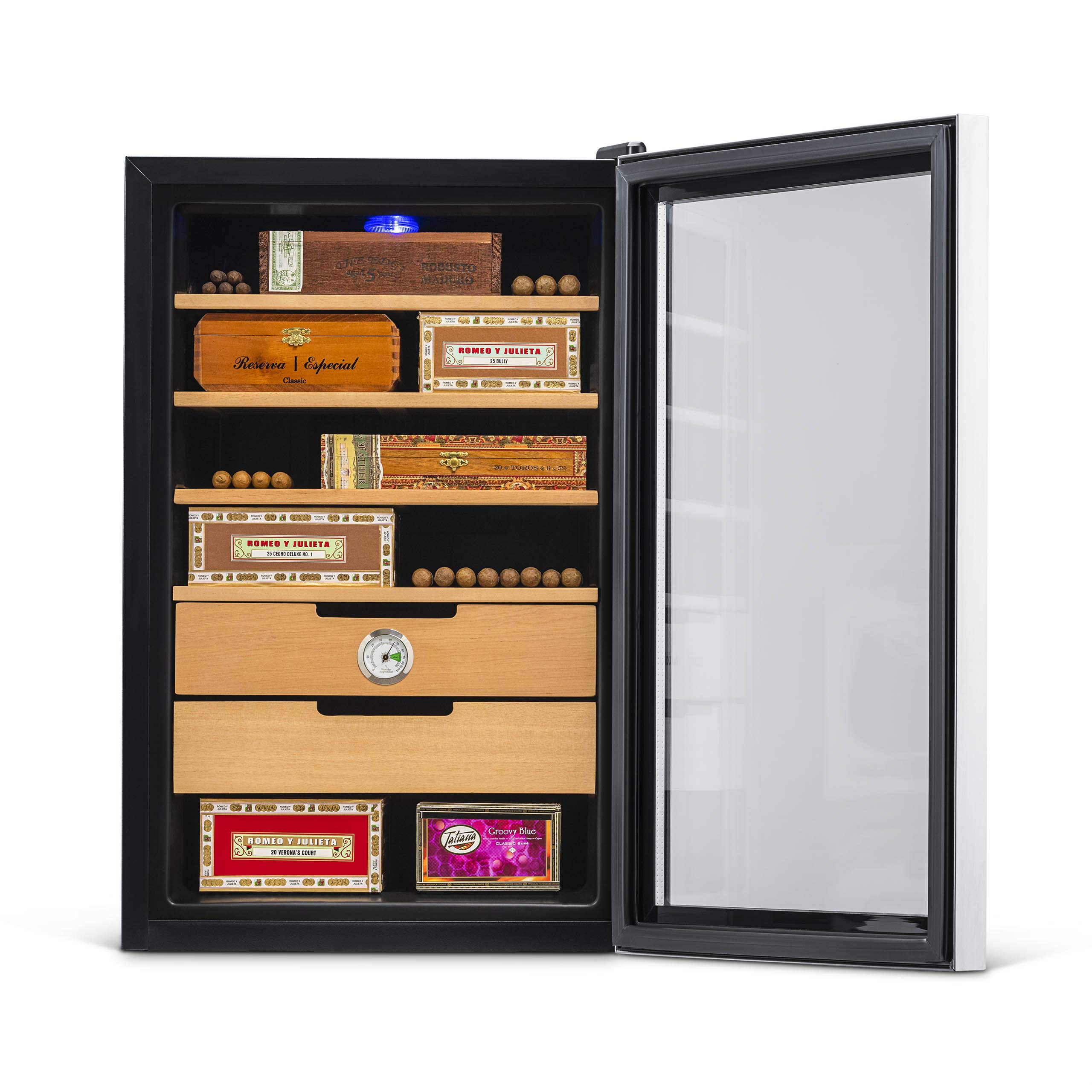 NewAir Cigar Humidor with 400 Cigar Capacity, Digital Cooler, Includes