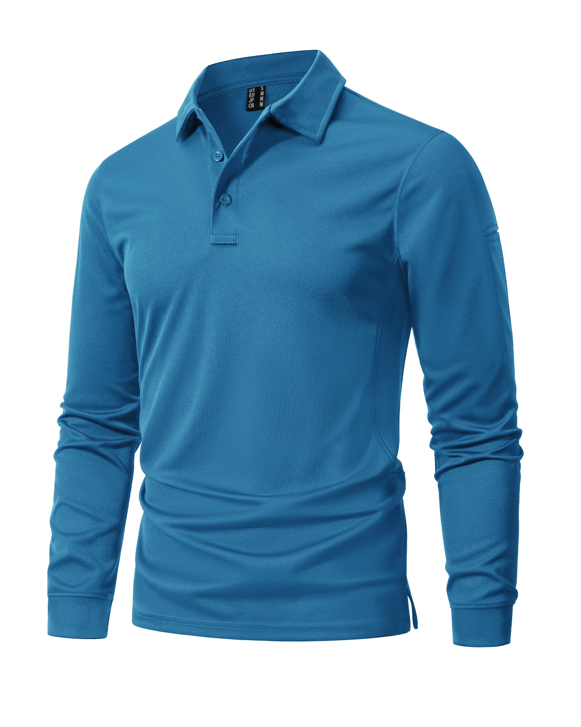 MAGNIVIT Men's Polo Shirts Long Sleeve Tactical Polo