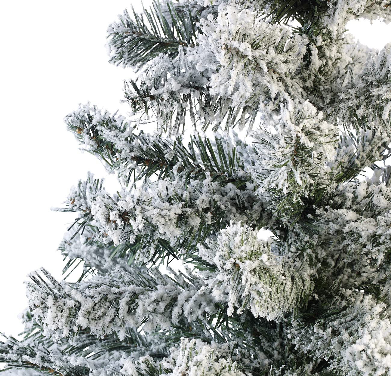infactory Weihnachten Baum: Knstlicher Weihnachtsbaum im Schneedesign, 120  cm, 199 PVC-Spitzen (Knstlicher Weihnachtsbaum Stnder, Christbaum, ...