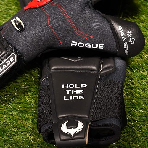 Miniatura 5 de Renegade GK Limited Edition Rogue - Guantes de portero de fútbol con microprotección (tallas 6-11, nivel 4+) Pro-Tek Fingersaves y agarre Giga de