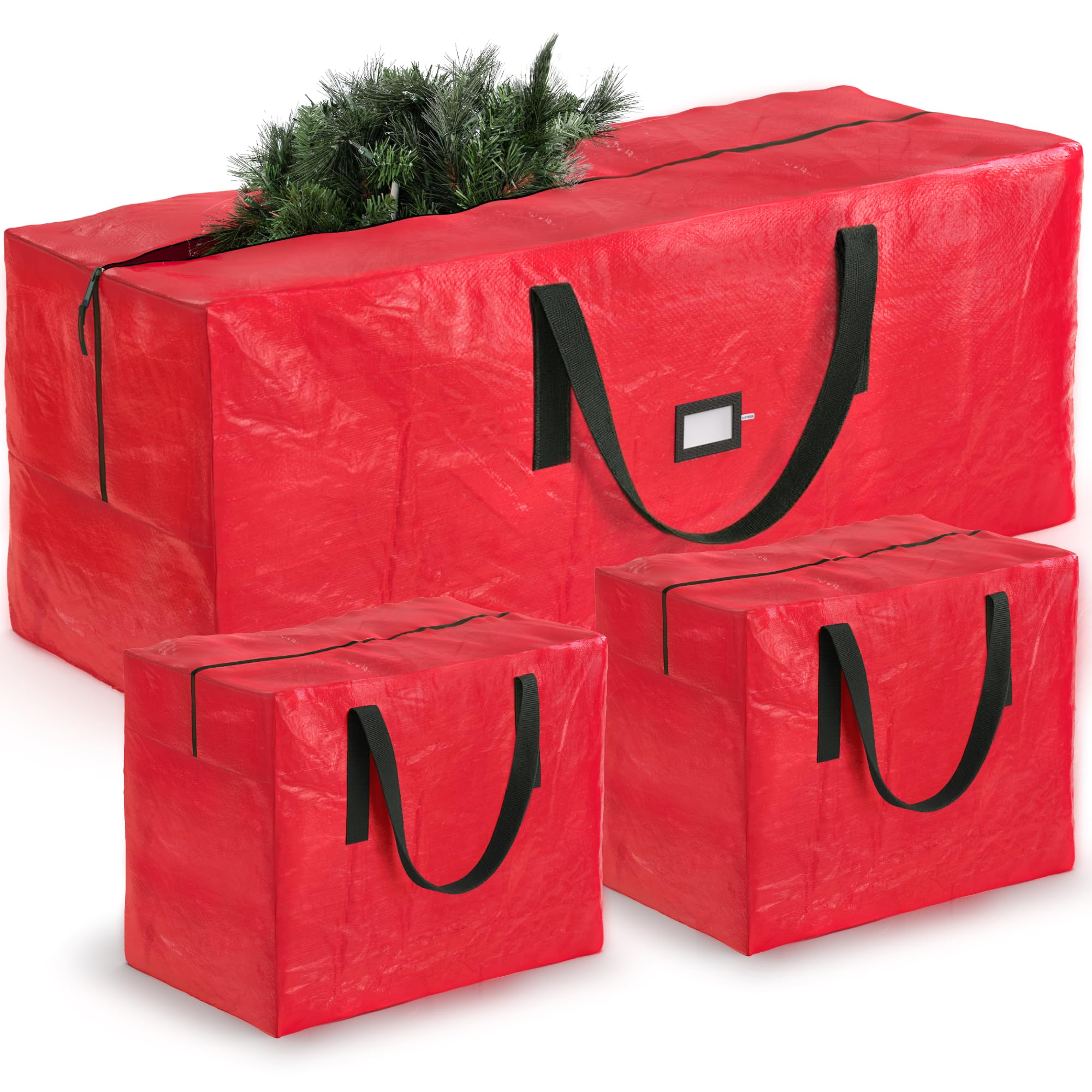Amazon.com: ZOBER Christmas Tree Storage Bag - With 2 Ornaments