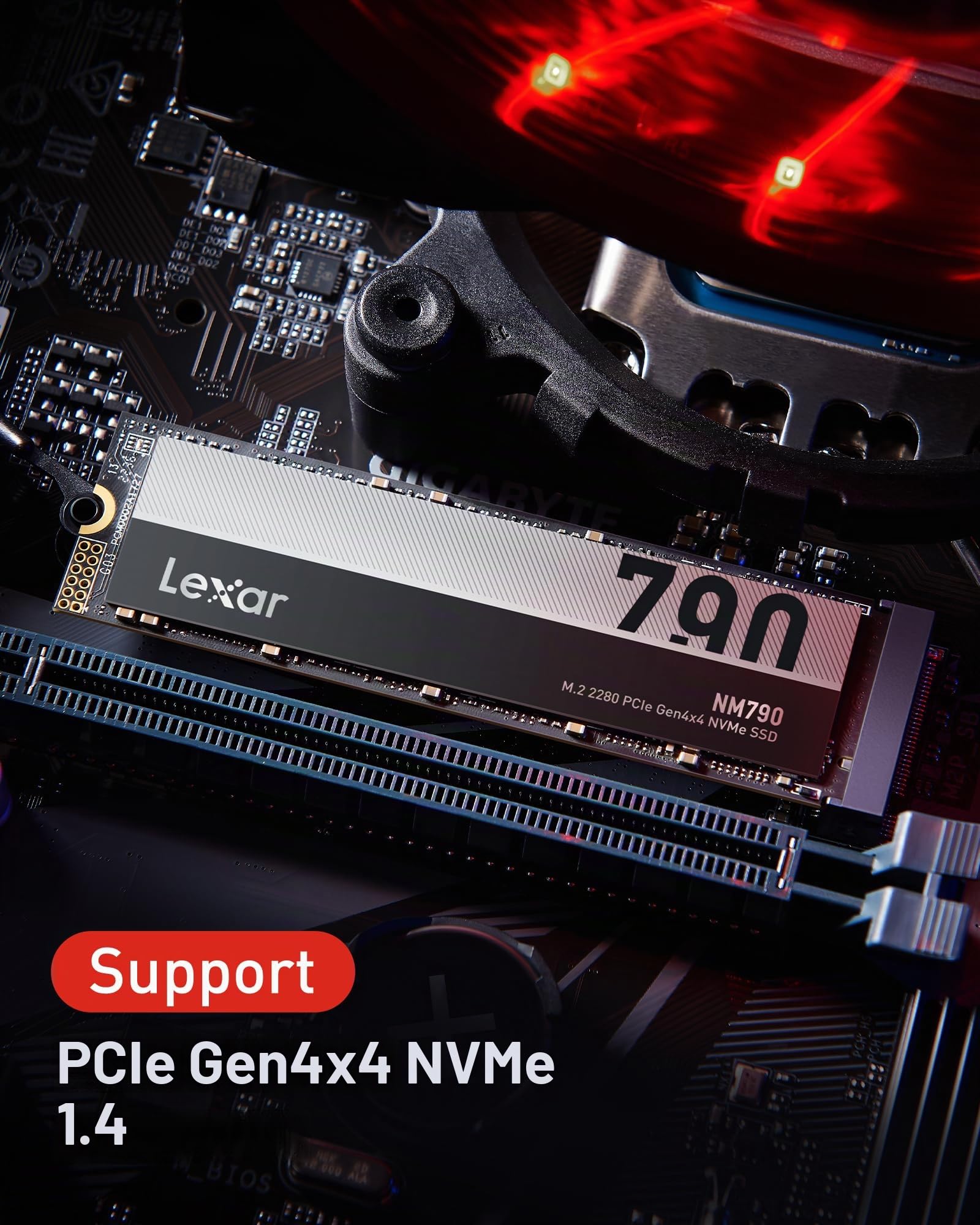 SSD M.2 Lexar 2TB PCIe Gen 4X4 NM790 NVMe
