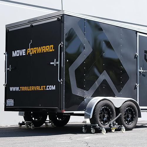 Miniatura 13 de Trailer Valet Carrito de 6 ruedas resistente para remolques de eje tándem - Capacidad de 2,000 libras por rueda - Maniobra suave para caravanas