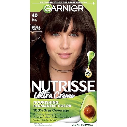 Garnier Nutrisse - ColoraciĂłn en crema nutritiva para el cabello 40 color marrĂłn oscuro chocolate oscuro el embalaje puede variar Garnier Nutrisse - ColoraciĂłn en crema nutritiva para el cabello 40 color marrĂłn oscuro chocolate oscuro el embalaje puede variar