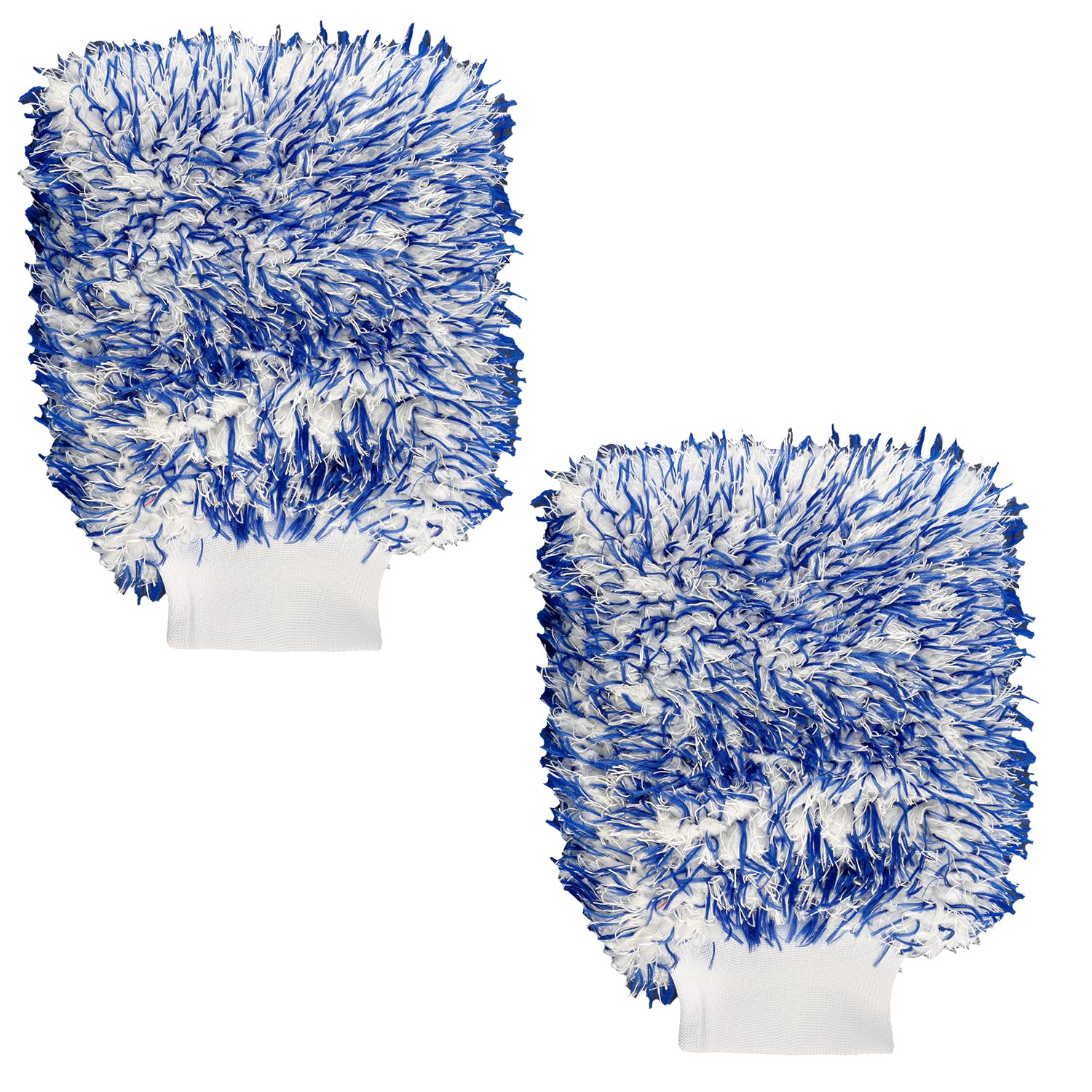 Bojueshaw 2pcs Car Washing Gloves,Microfibre Car Wash Mitts,Anti Scratch Car Cleaning Gloves,Car Detailing Dusting Mitt,for Small Areas,Car Detailing