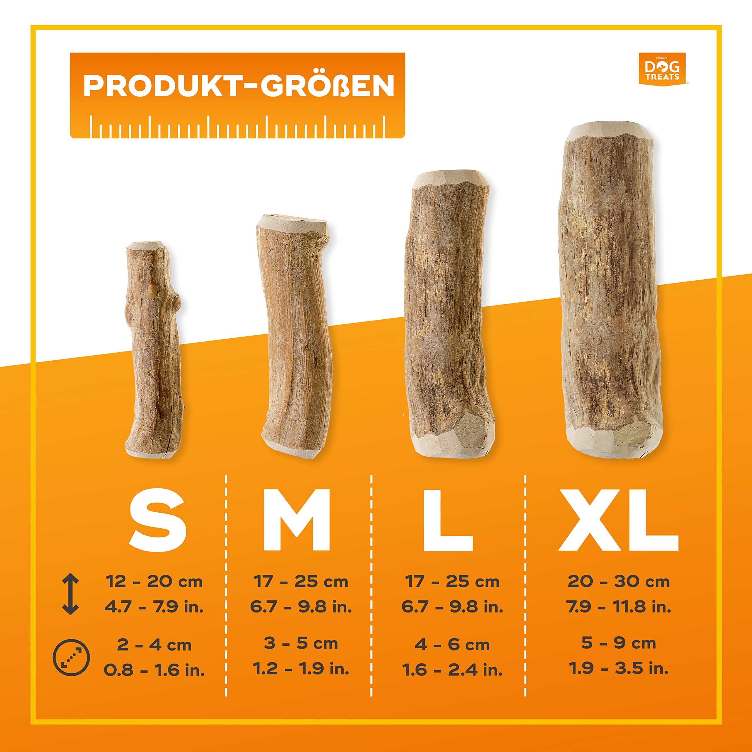 Kaffeeholz Für Hunde – 4 Natürliche Kauhölzer Für Kleine & Mittlere Hunde Zur Zahnpflege