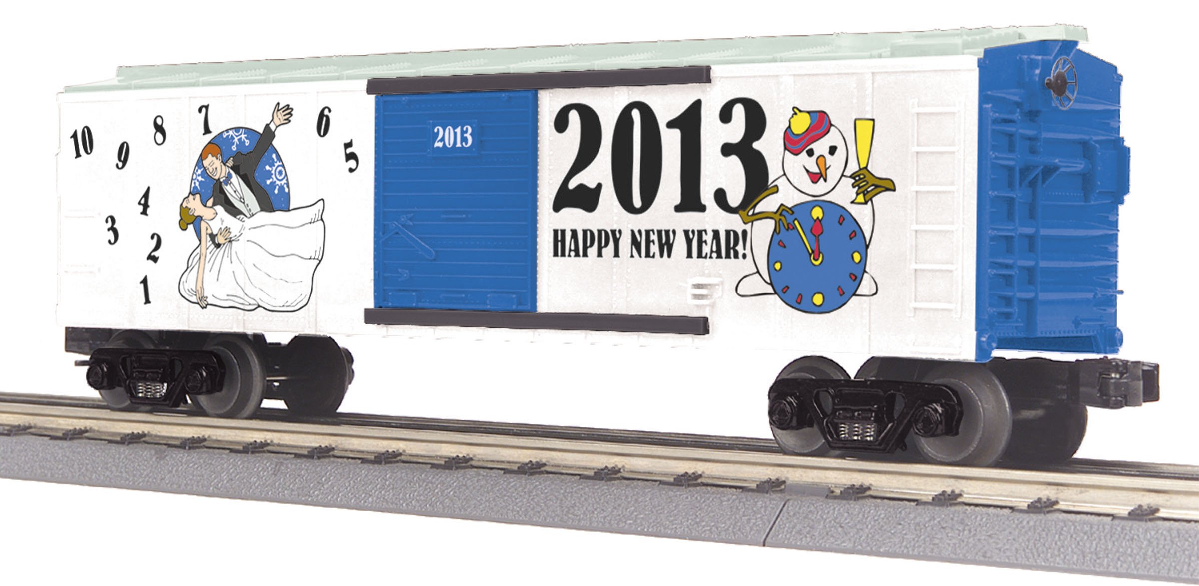 MTH O New Years 2013 Boxcar