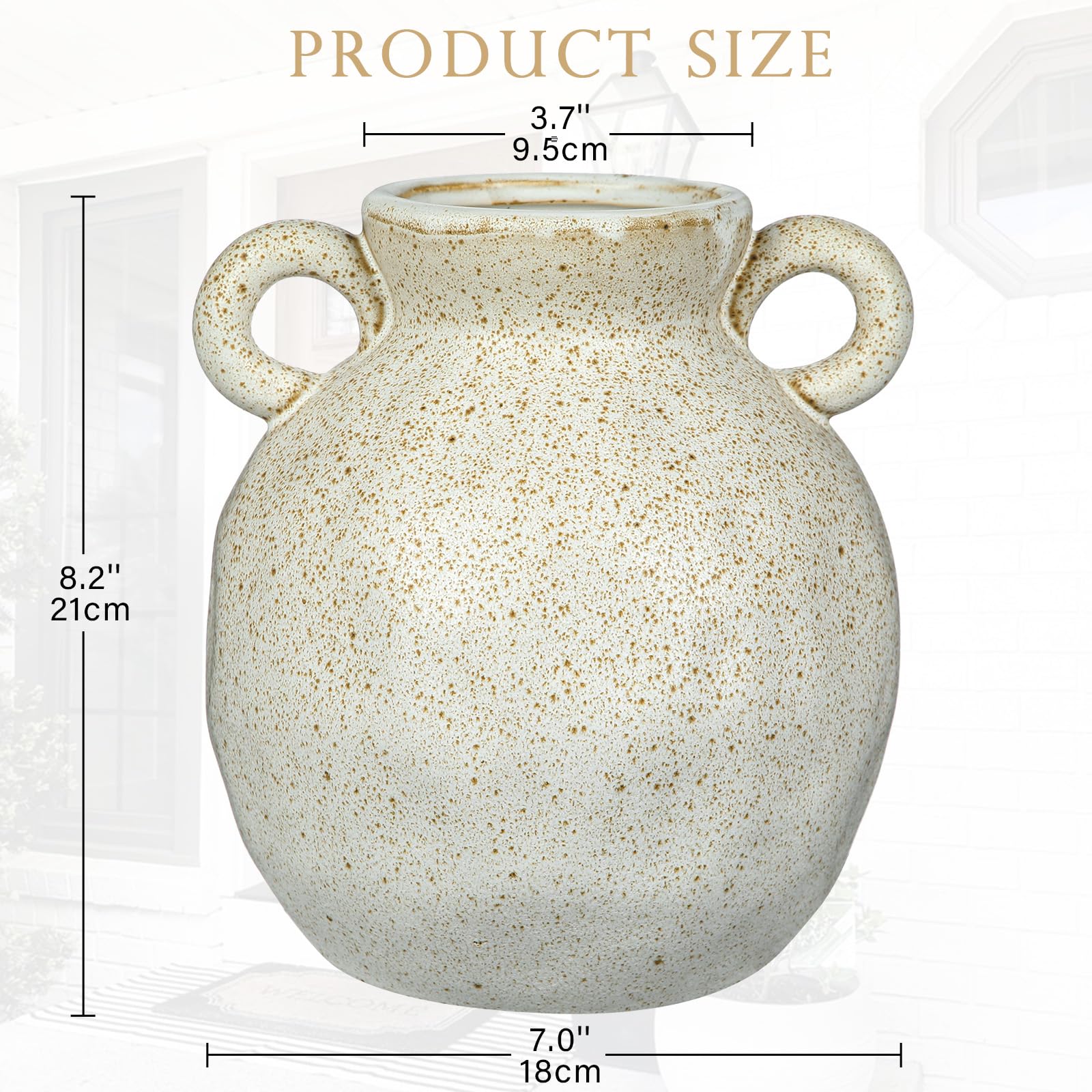 Dekoracyjny wazon ceramiczny do dekoracji domu 3