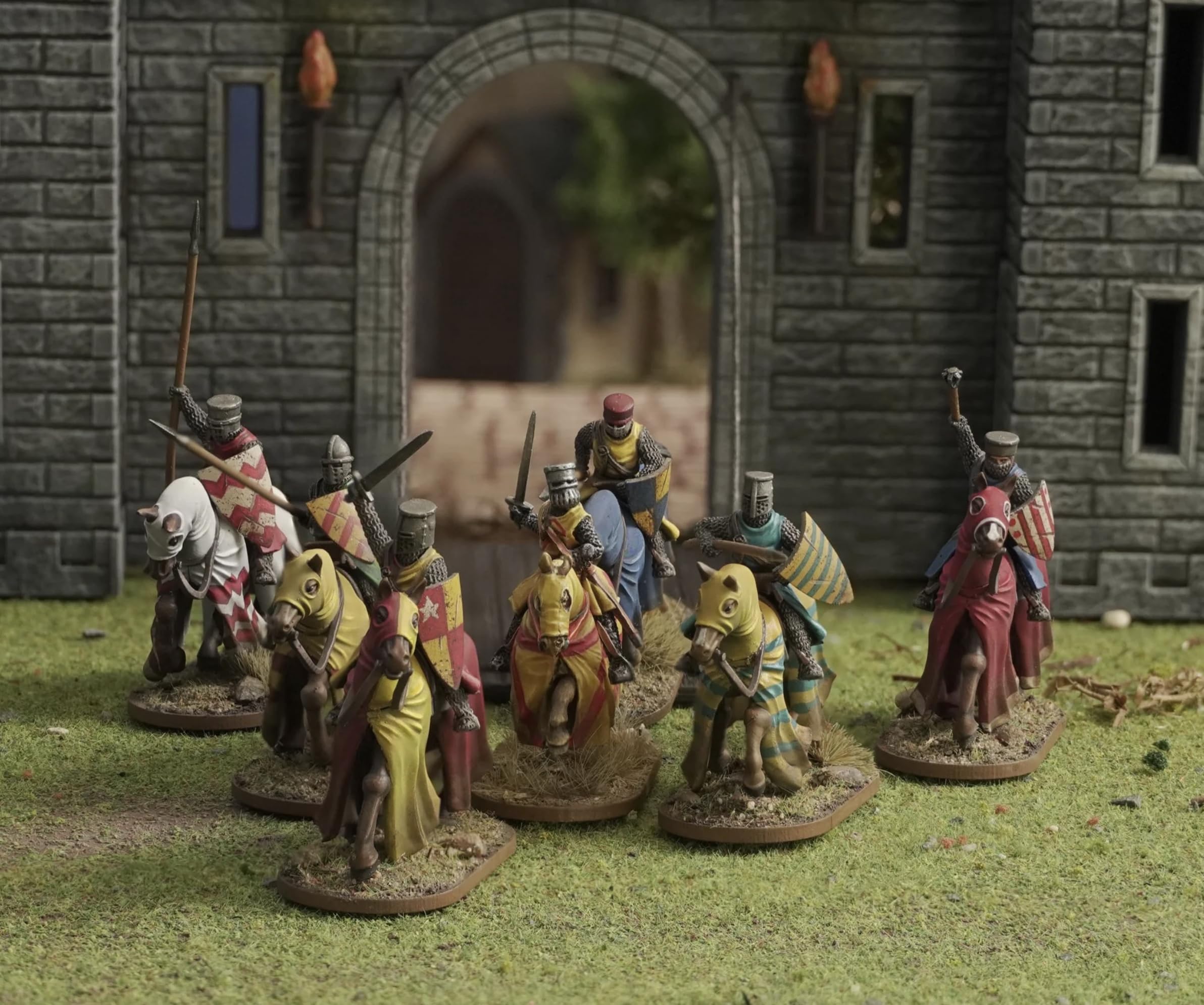 Wargames Atlantic, The Barons War, Mounted Knights (1150-1320), Multicolored, 5 cm x 6 cm - Image 2