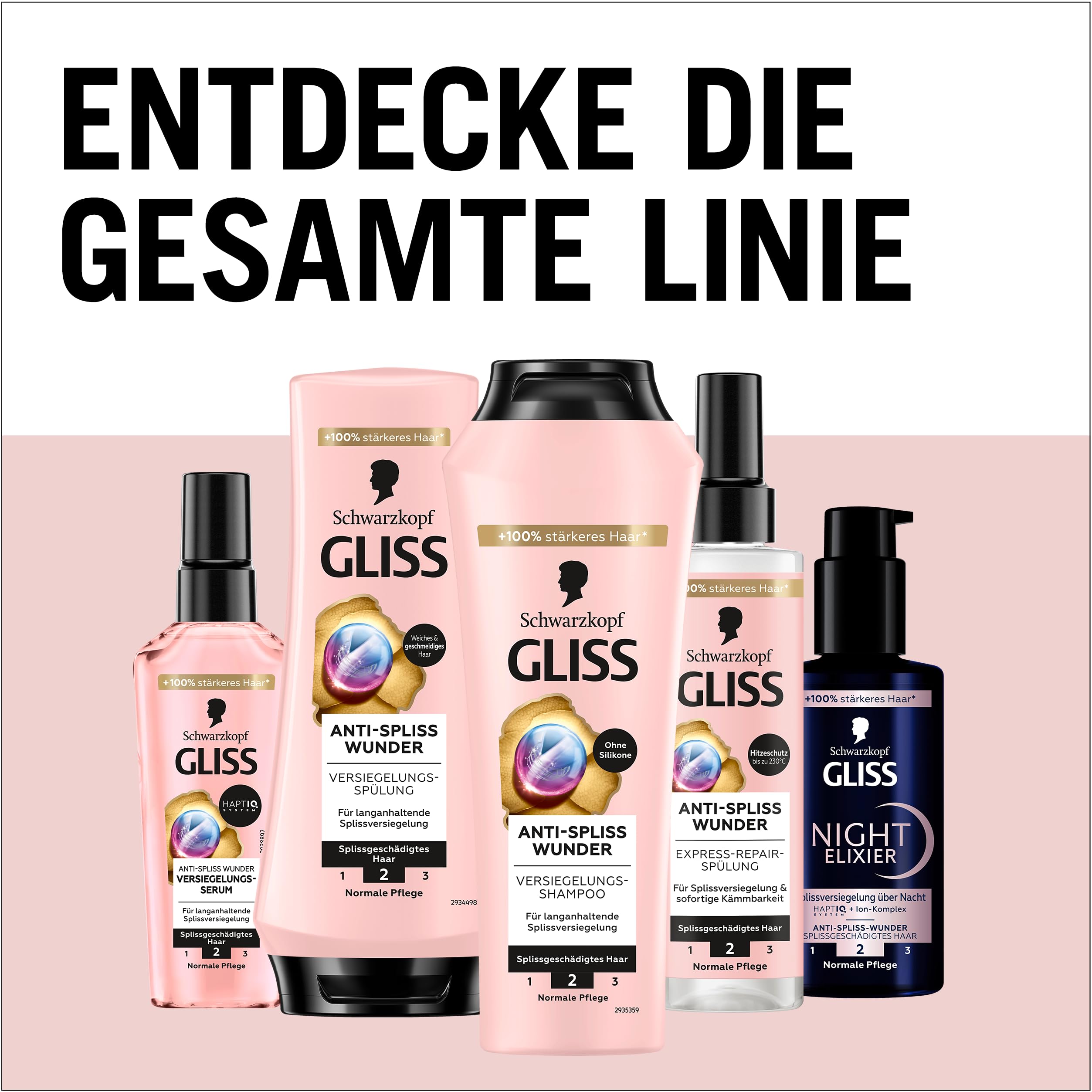 Gliss Serum przeciw rozdwajaniu się końcówek (75 ml), serum do włosów zapewnia długotrwałe uszczelnienie rozdwojonych końcówek i chroni włosy podczas suszenia