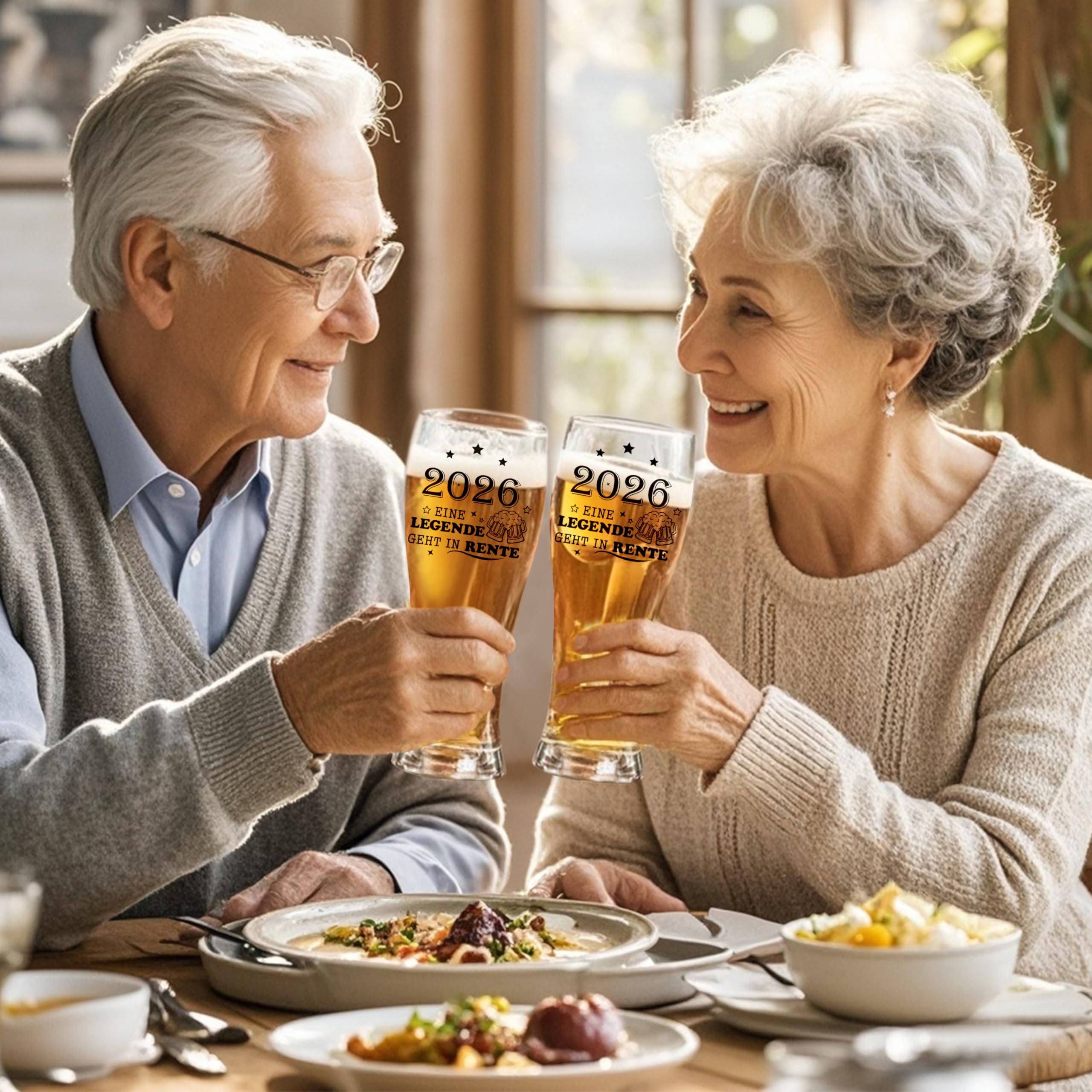 Bicchiere da birra, regalo per donne e uomini, 2024, regalo di pensionamento divertente, regalo per uomo e donna, regalo di addio ai colleghi, regalo di pensione, una leggenda lascia terreno