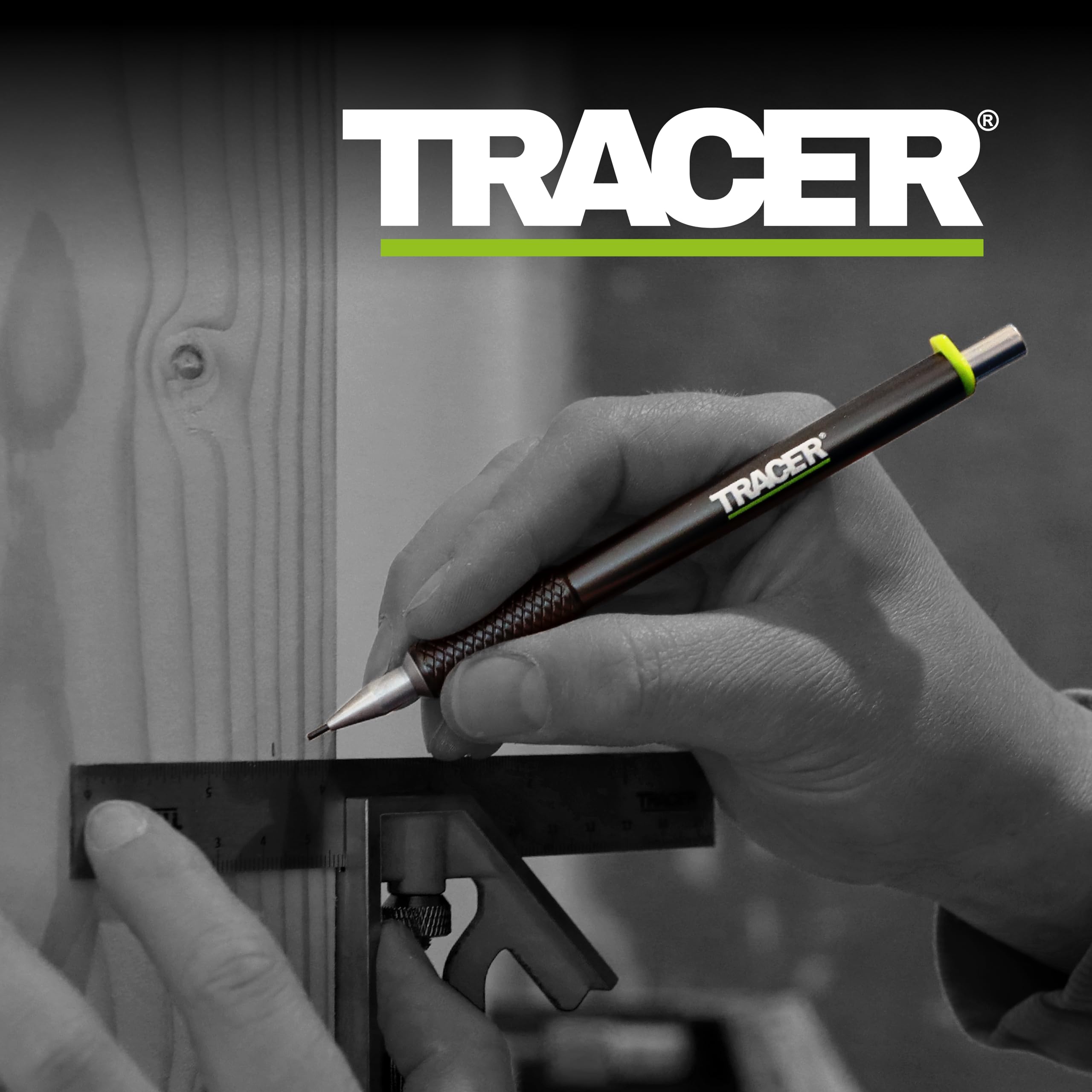 Tracer Precyzyjny ołówek z serii Pro z 24 wymiennymi wkładkami 1,3 mm i kaburami sitowymi. Zestaw do precyzyjnego znakowania aluminium All-in-One