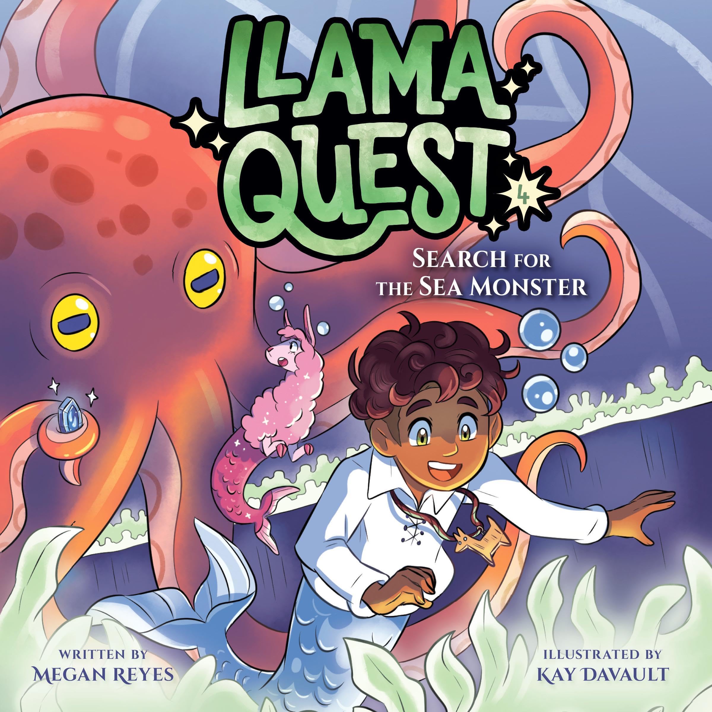 Cover art for Llama Quest #4: Search for the Sea Monster