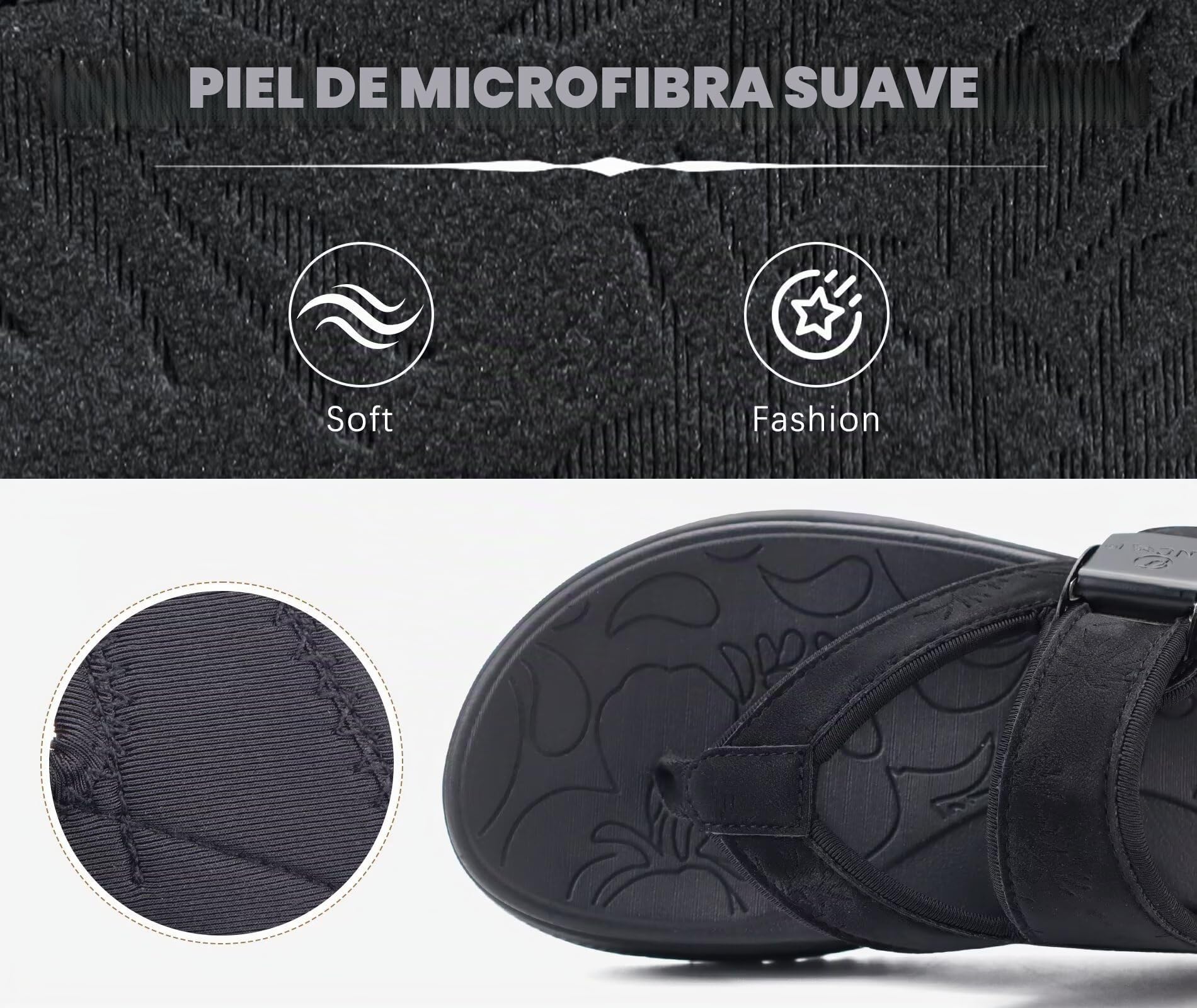 ONCAI Plataforma para Mujer Chanclas Verano Playa Elegantes para Female Sandalias Gruesas de Moda para Caminar y Suelas de Goma Para Exteriores
