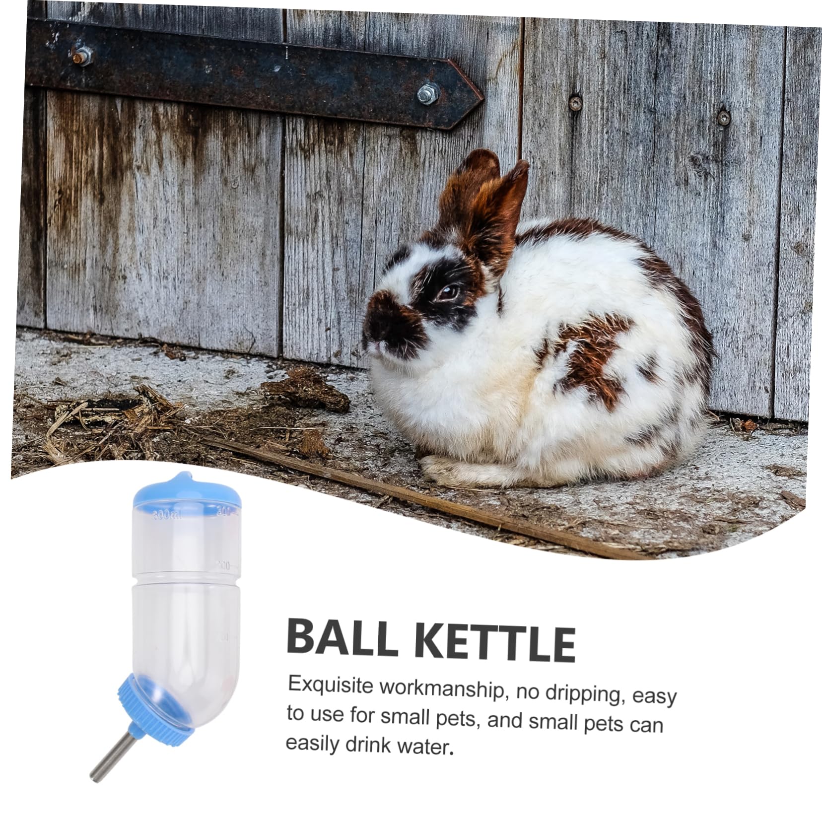 POPETPOP 6piezas Botella De Agua para Mascotas Bebedero Práctico para Conejos y Roedores Color Aleatorio Diseño para Hámsters y Cobayas