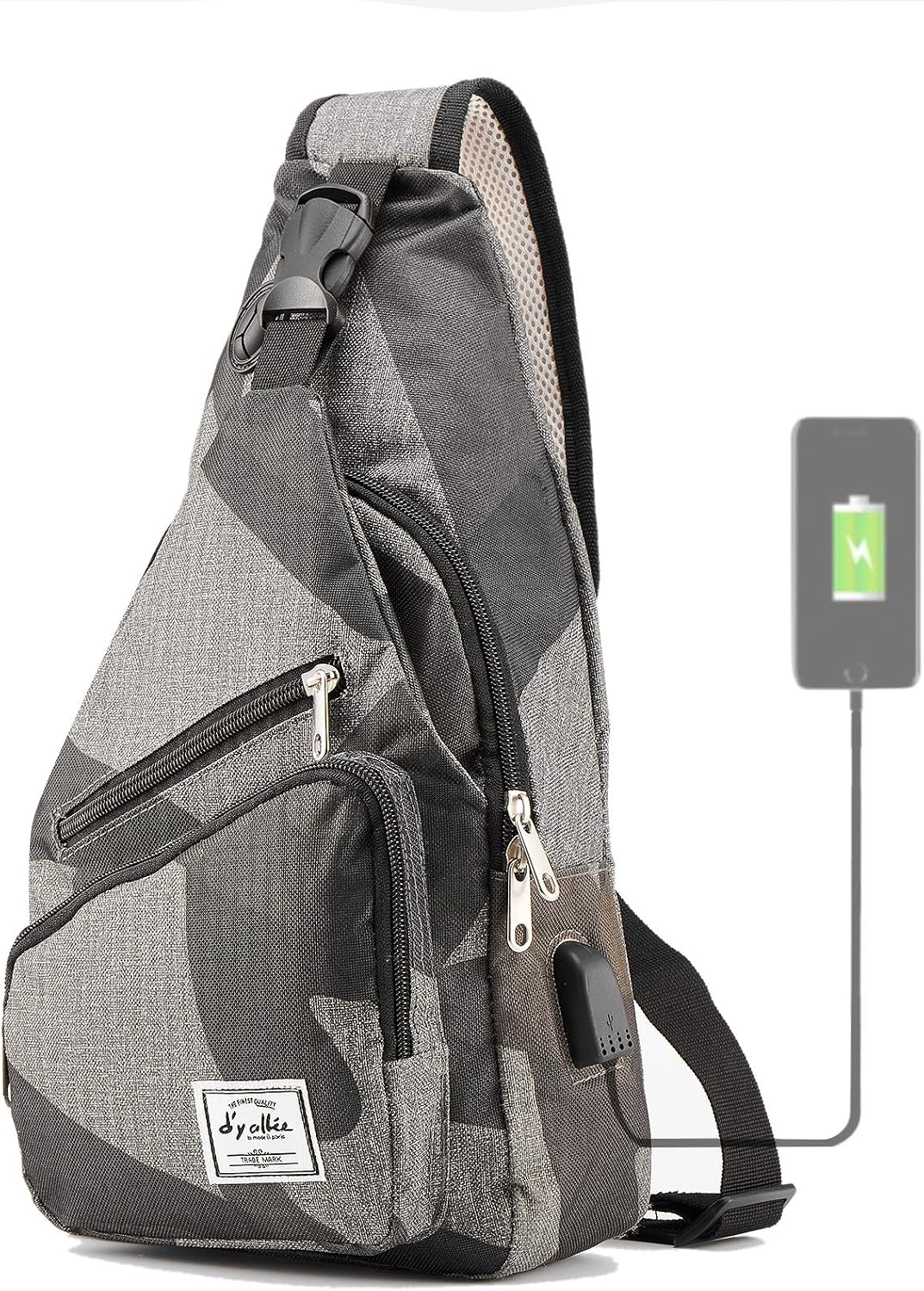 Men Crossbody Shoulder Chest Bags Nylon 