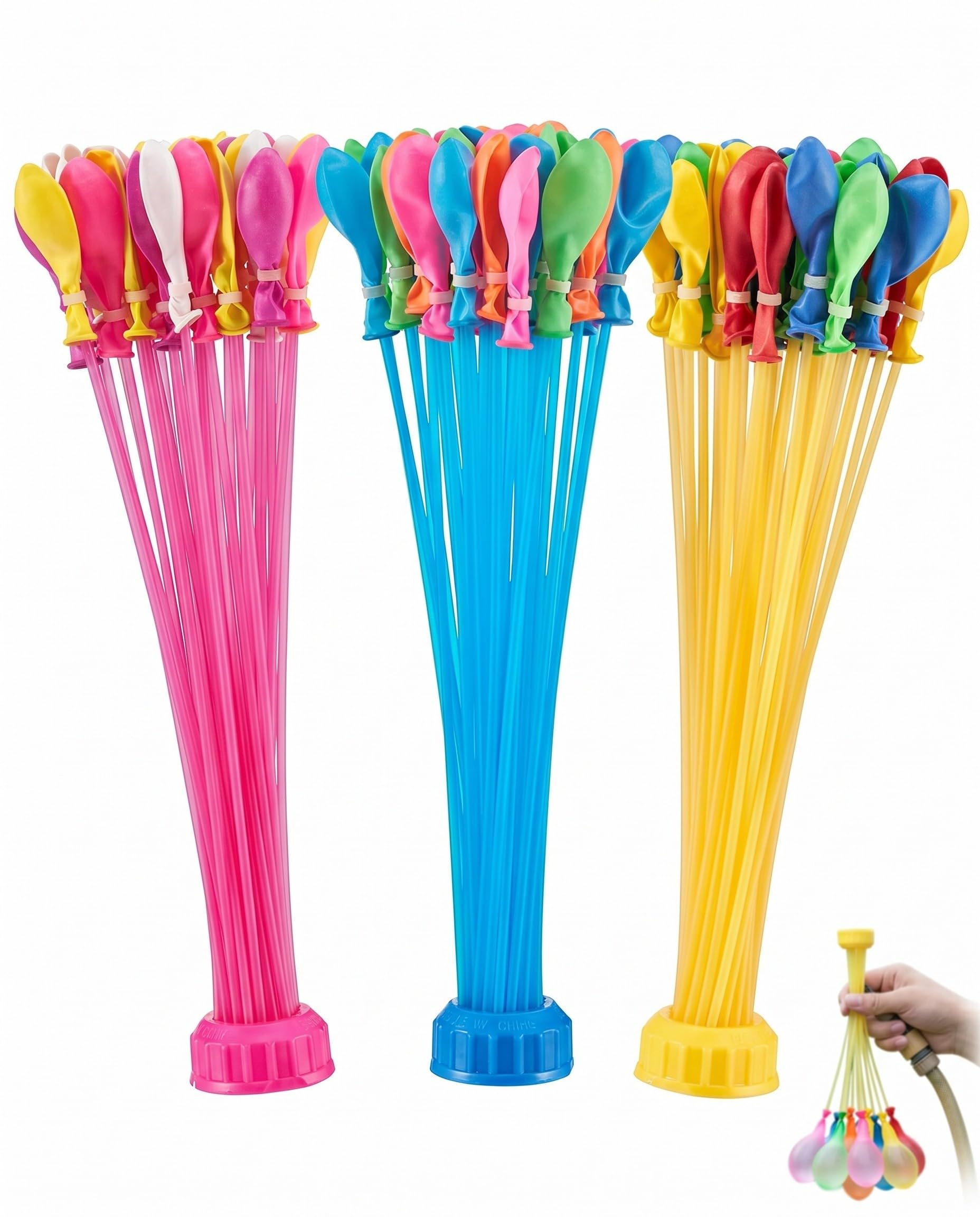 Bombes à Eau Réutilisables Auto-Scellantes Magnétiques – Remplissage Rapide Multicolores | Jouet d'Été Écologique pour Piscine Plage Jardin Enfants
