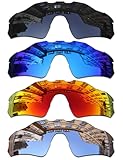 Set of 4 Lenses Replacement for Oakley Radar EV Path OO9208 Sunglass Combo Pack