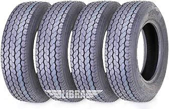 FREE COUNTRY 4 Premium Trailer Tires ST 205/75D14 F78-14 Load Range C Deep Tread - 11020