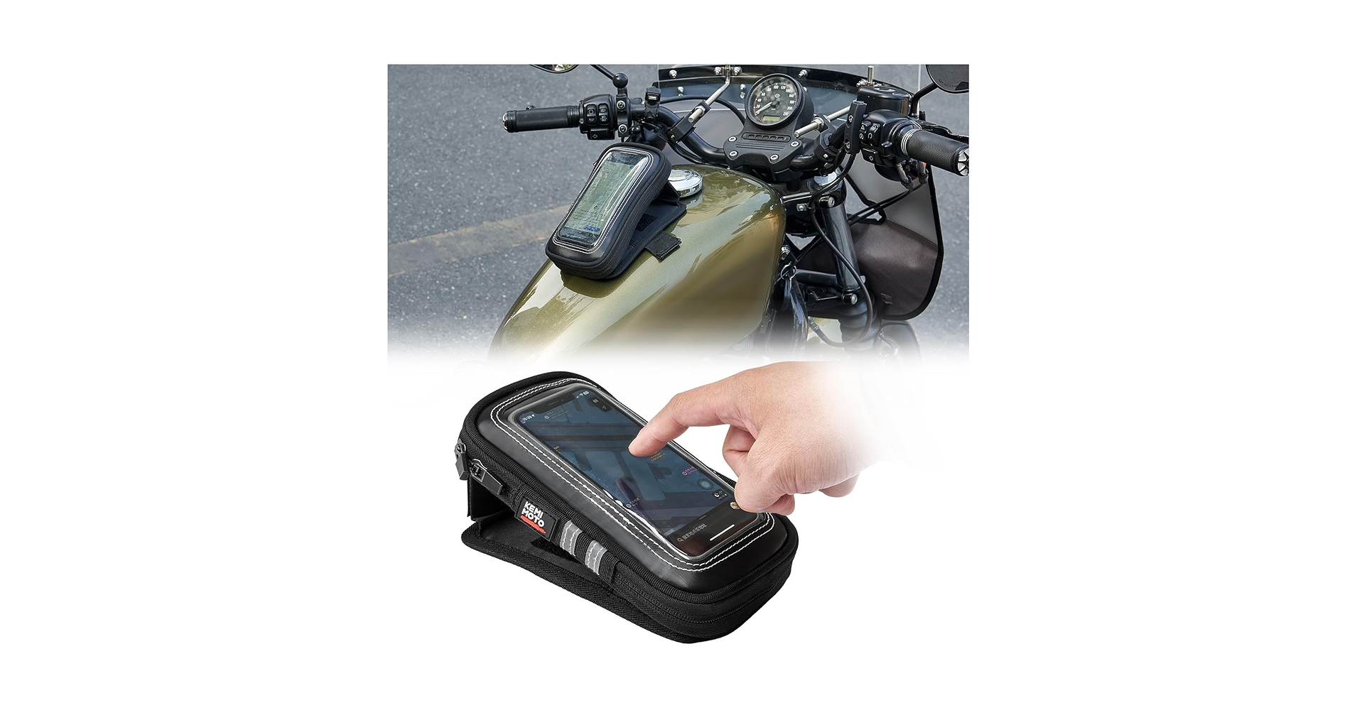 Cell Phone Tank Bag Phone Touch Screen Bag - Motorcycle Navigation
