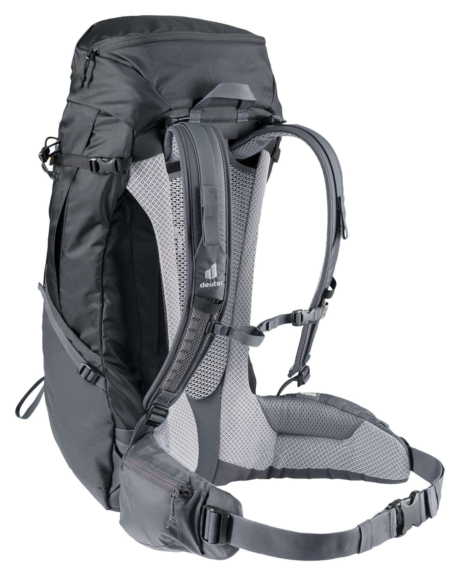 Deuter Uniseks Futura Pro 42 El 3401421 Plecak Turystyczny, Czarny-Grafitowy, 42 L