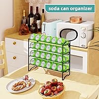 Vista 5 de Simple Trending 2 Pack 4 Tier Spice Rack Organizer,Stackable Kitchen Counter Shelves,for Cabinet,Countertop,Pantry, Door or Wall Mount, Metal