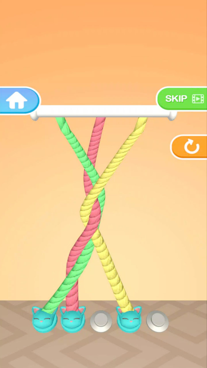 Twisted Tangled Rope Knots Sorting Games Untangle the Twisted Tangle Fun Fidget Toy Puzzle