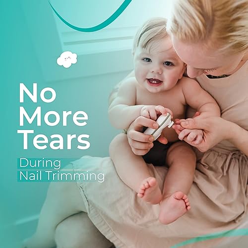 Miniatura 5 de bblüv - Trimö - Cortador de uñas eléctrico para bebés - Lima de uñas para recién nacidos y niños pequeños (de 0 a 12 meses o más), cortaúñas suave y